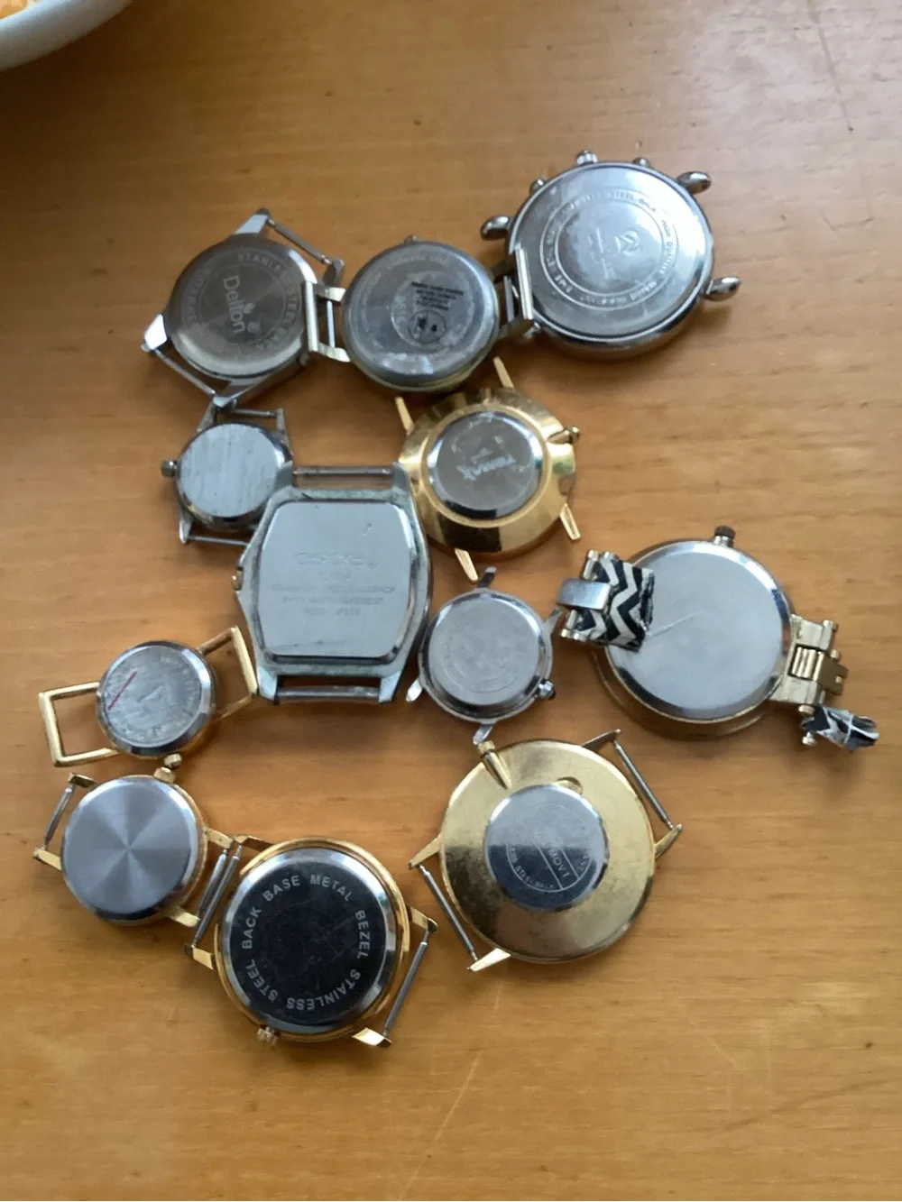 Mixed Gold and Silver Watch Faces - Assorted Fashion Watch Dials